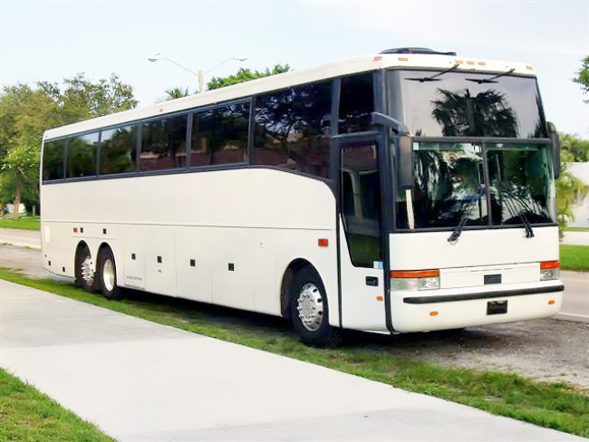 Hallandale Beach 55 Passenger Charter Bus 